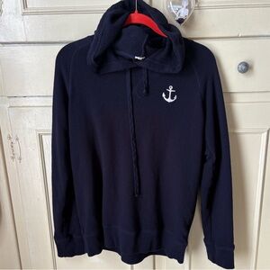 J.Crew nautical sweater / sweatshirt XL *hooded*